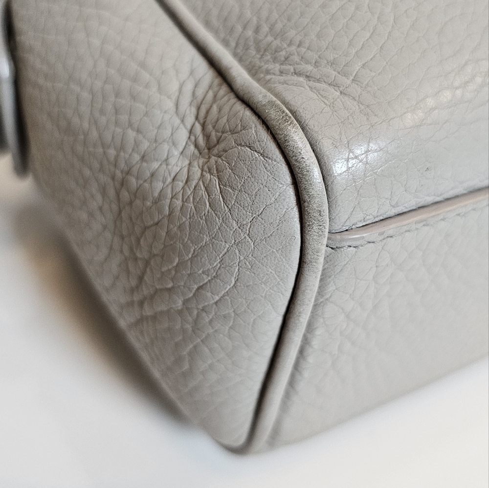 Balenciaga Gray Leather Shoulder Bag Camera Bag - Picture 9 of 17